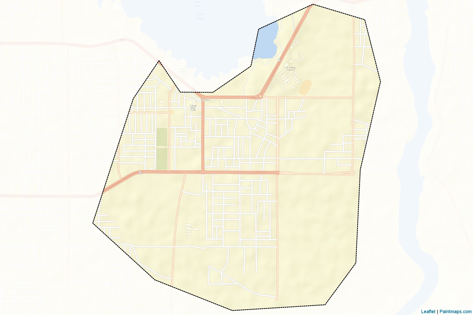 Muestras de recorte de mapas Bahir Dar (Amhara)-2