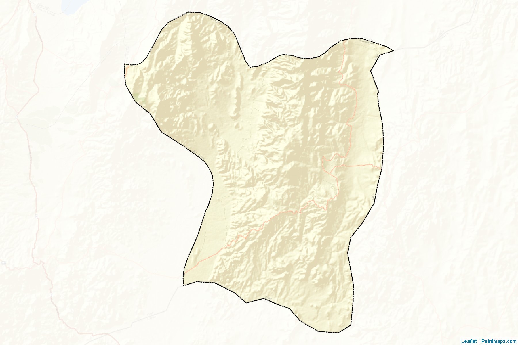 Burji SW (Southern Nations Nationalities and People's Region) Map Cropping Samples-2