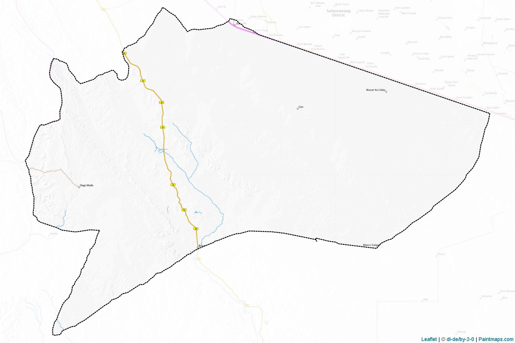 Degehabur (Somali) Map Cropping Samples-1