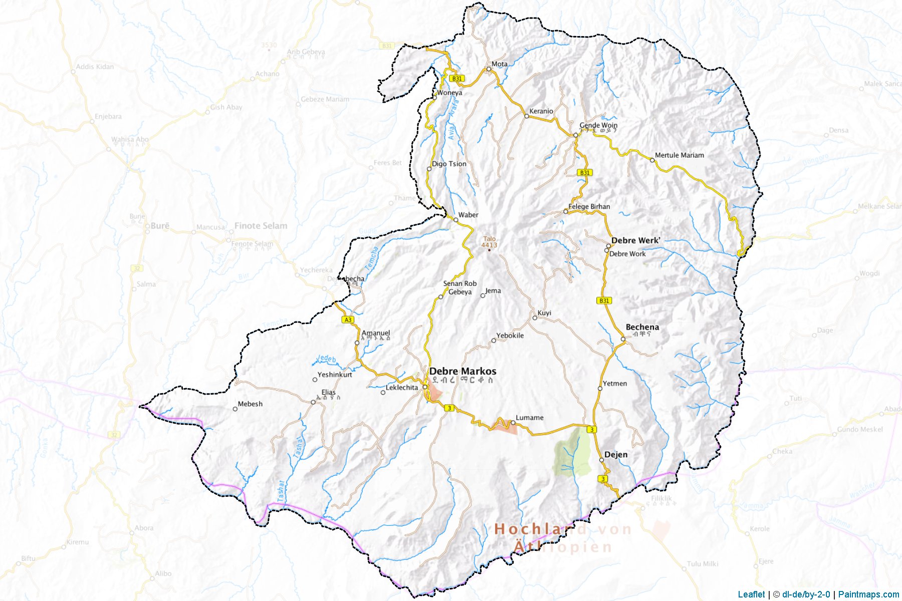 Muestras de recorte de mapas E. Gojam (Amhara)-1