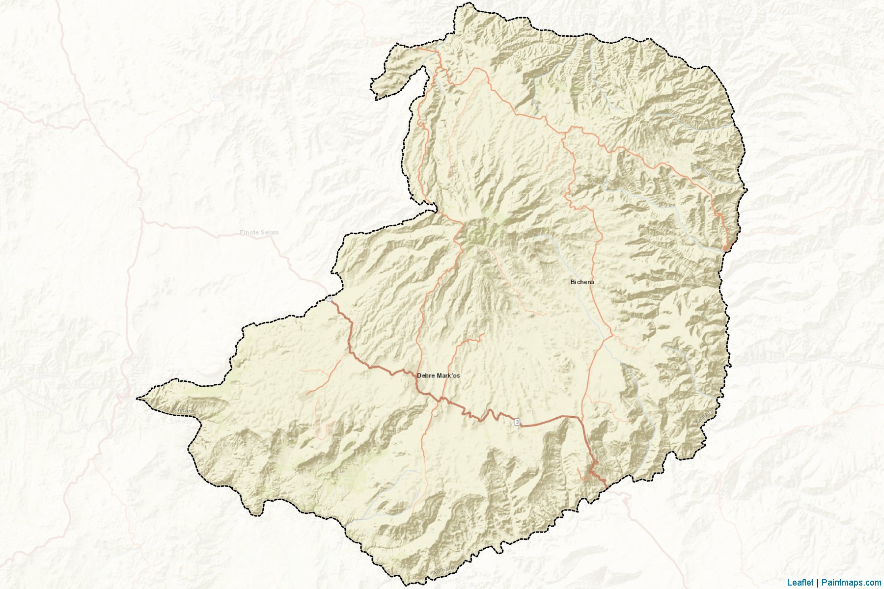 Muestras de recorte de mapas E. Gojam (Amhara)-2