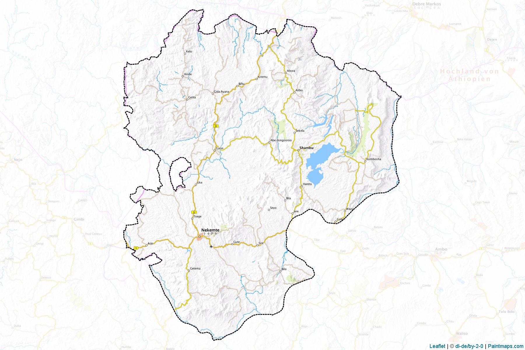 Muestras de recorte de mapas E. Wellega (Oromiya)-1