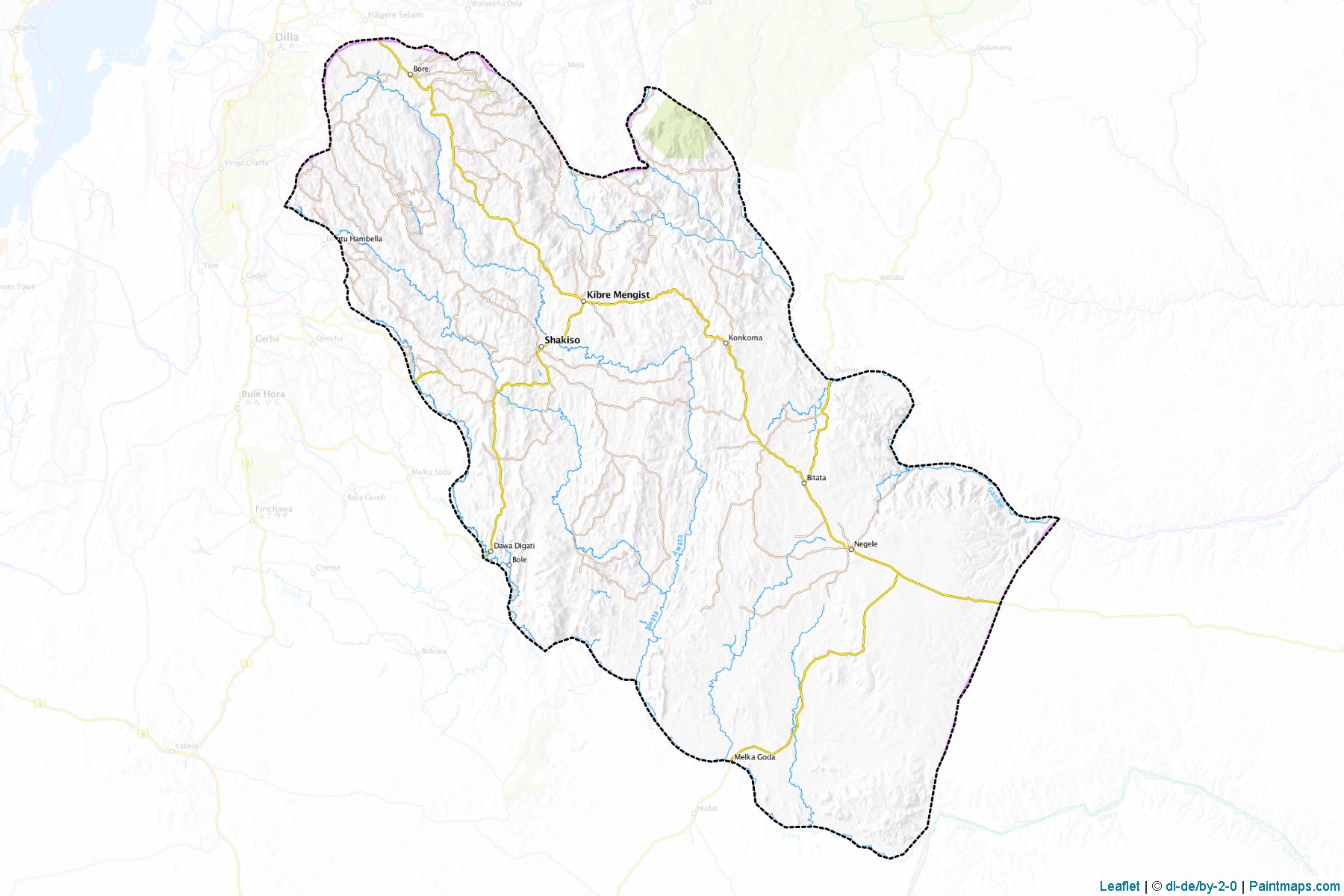 Muestras de recorte de mapas Guji (Oromiya)-1