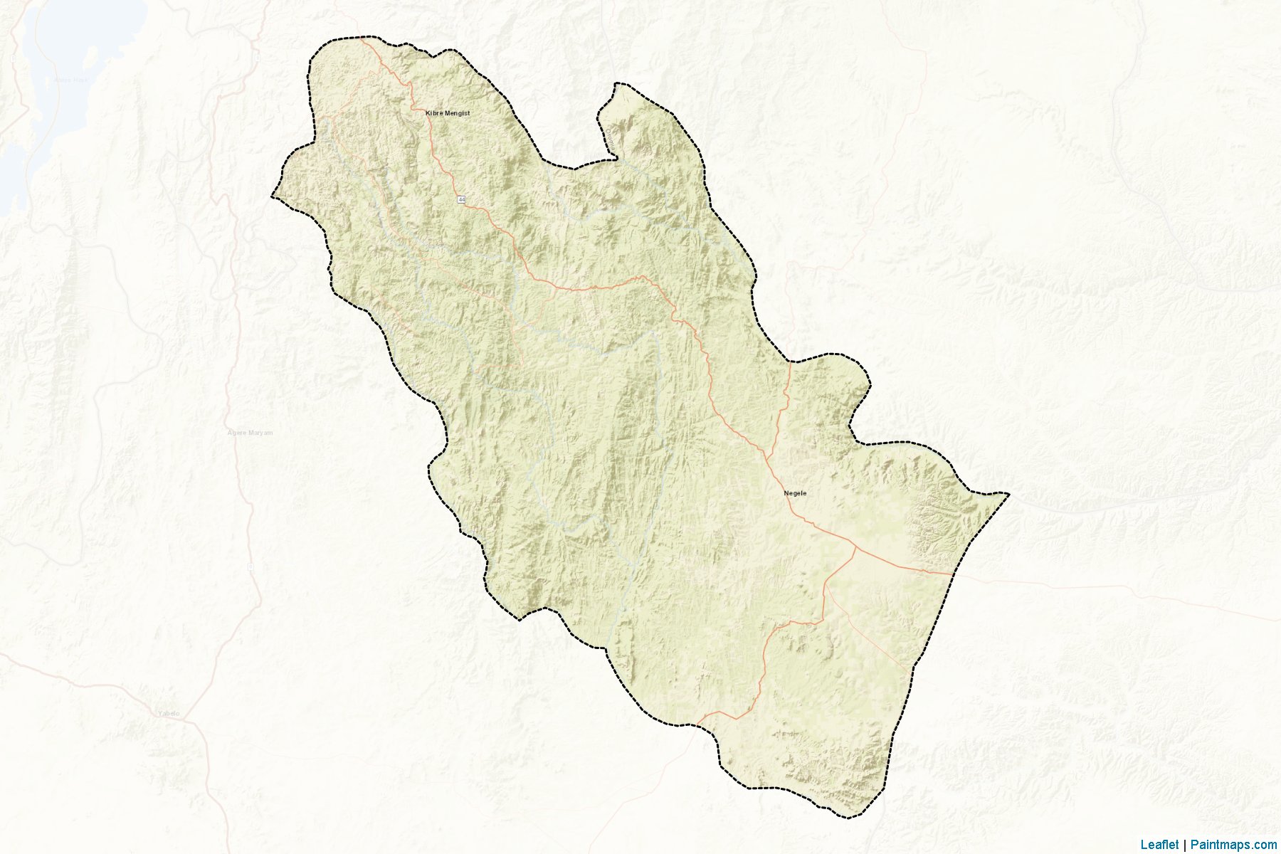 Muestras de recorte de mapas Guji (Oromiya)-2