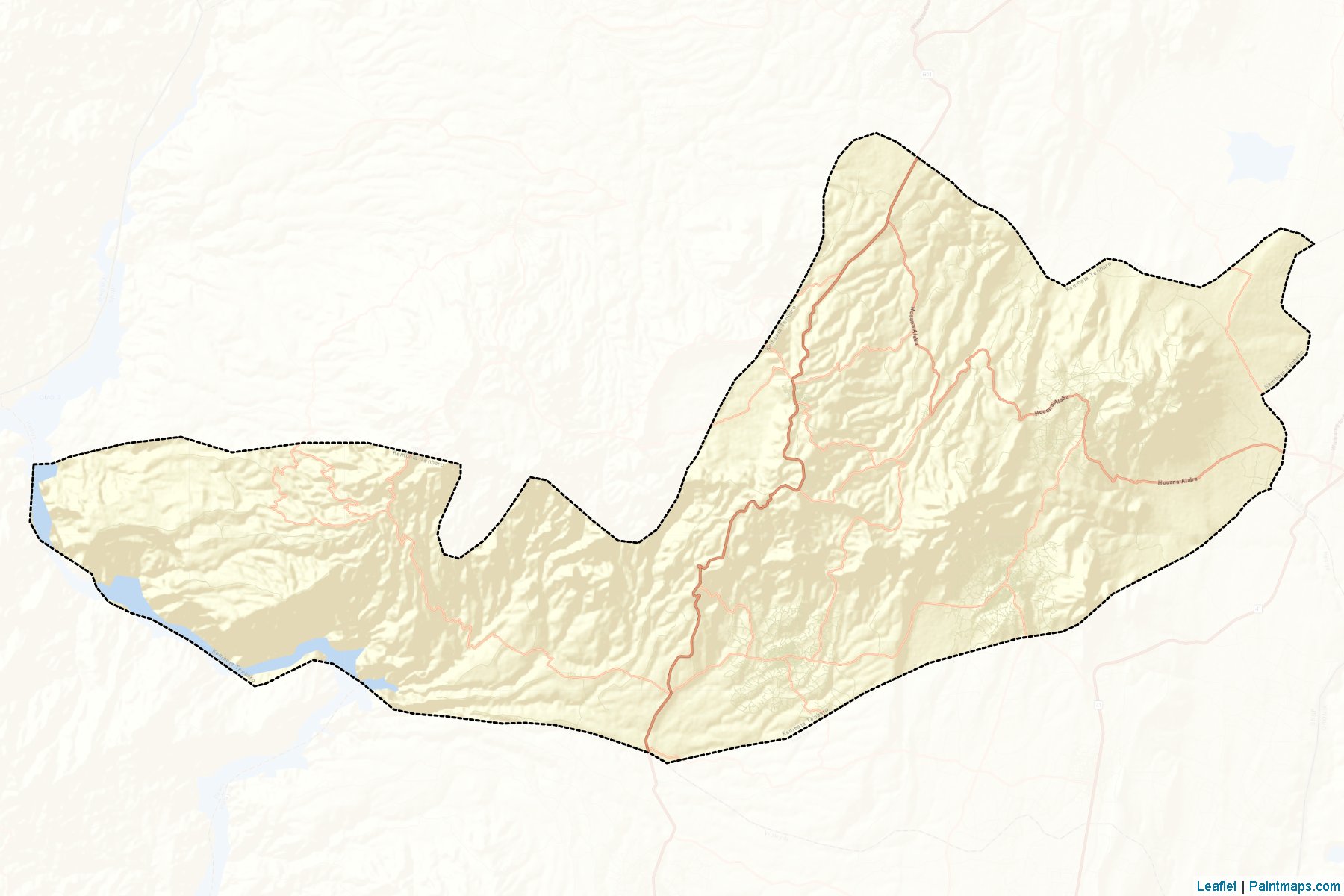 Muestras de recorte de mapas Kembata Tembaro (Southern Nations, Nationalities and Peoples)-2