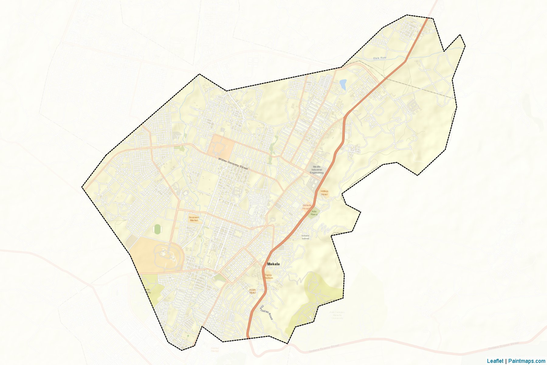 Muestras de recorte de mapas Mekele (Tigray)-2