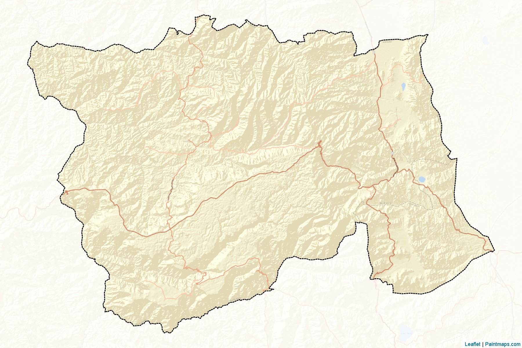 Muestras de recorte de mapas N. Wello (Amhara)-2