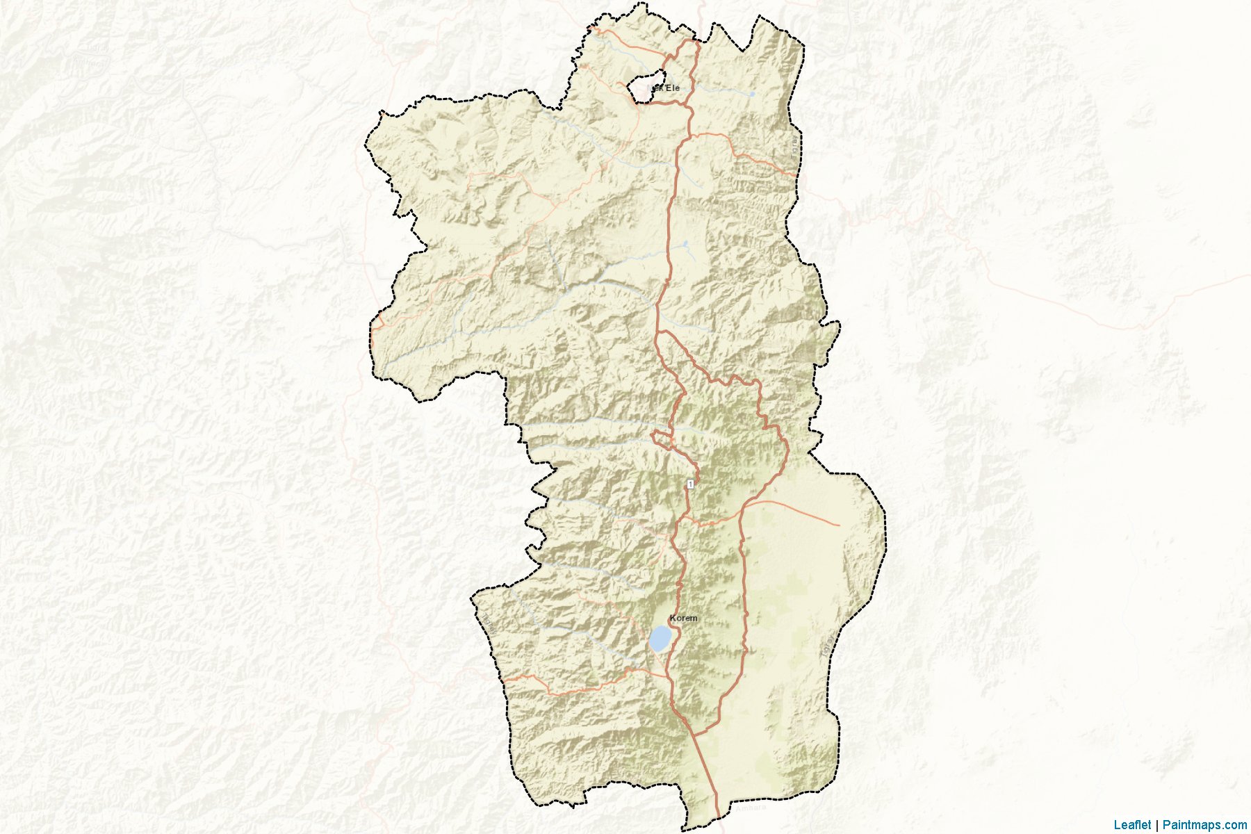 Muestras de recorte de mapas S. Tigray (Tigray)-2