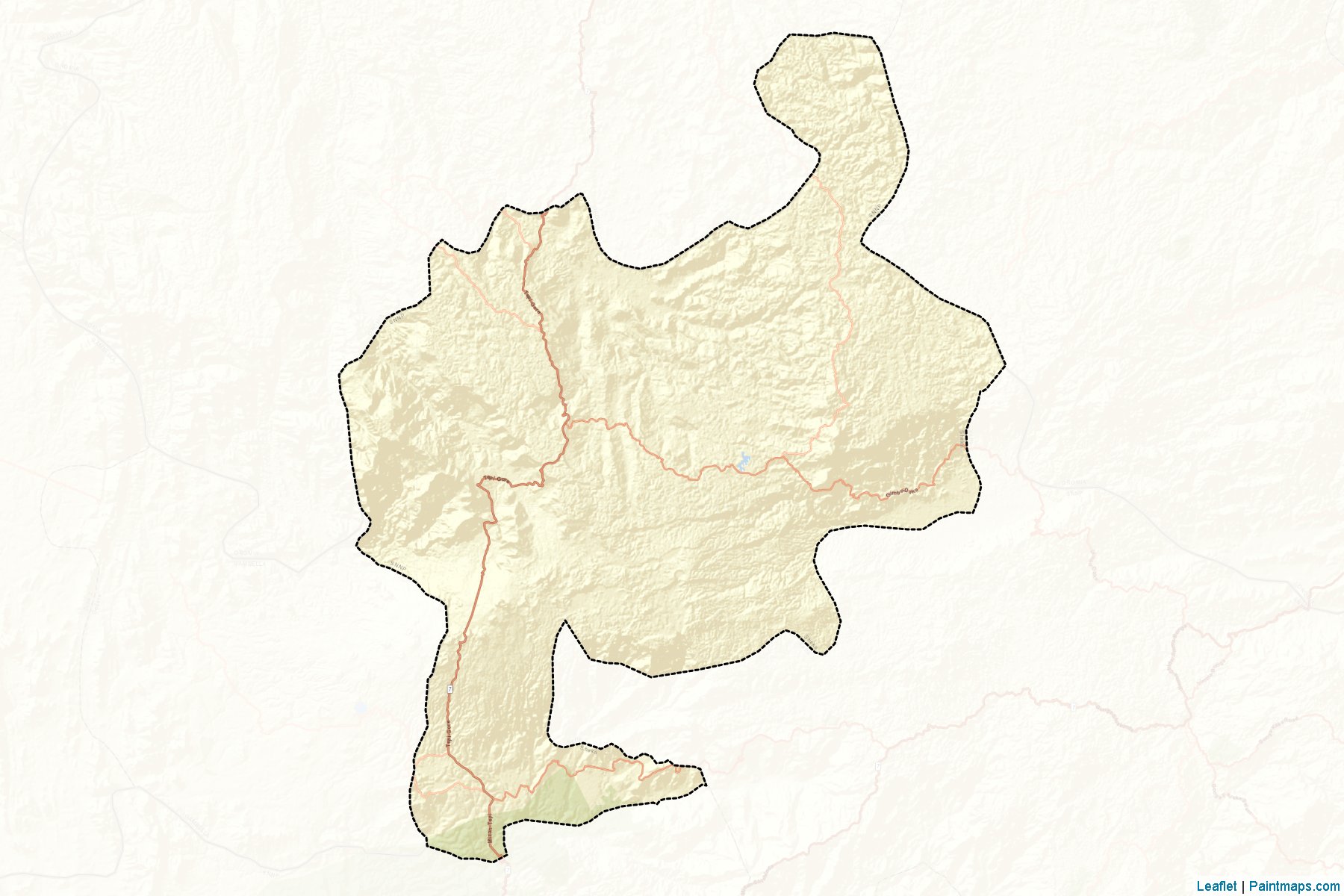 Sheka (Southern Nations Nationalities and People's Region) Map Cropping Samples-2