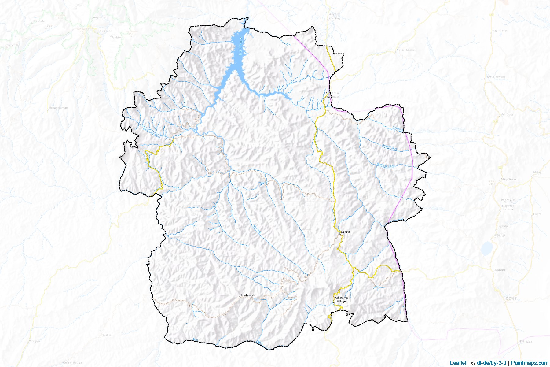 Muestras de recorte de mapas W. Hamra (Amhara)-1