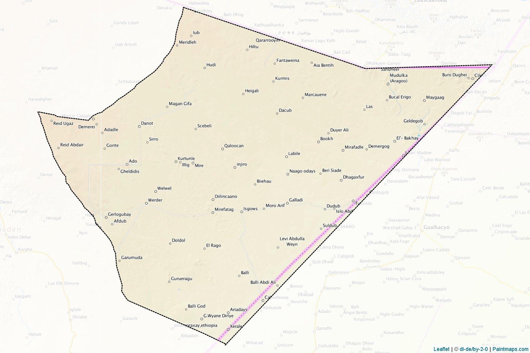 Muestras de recorte de mapas Warder (Somali)-1