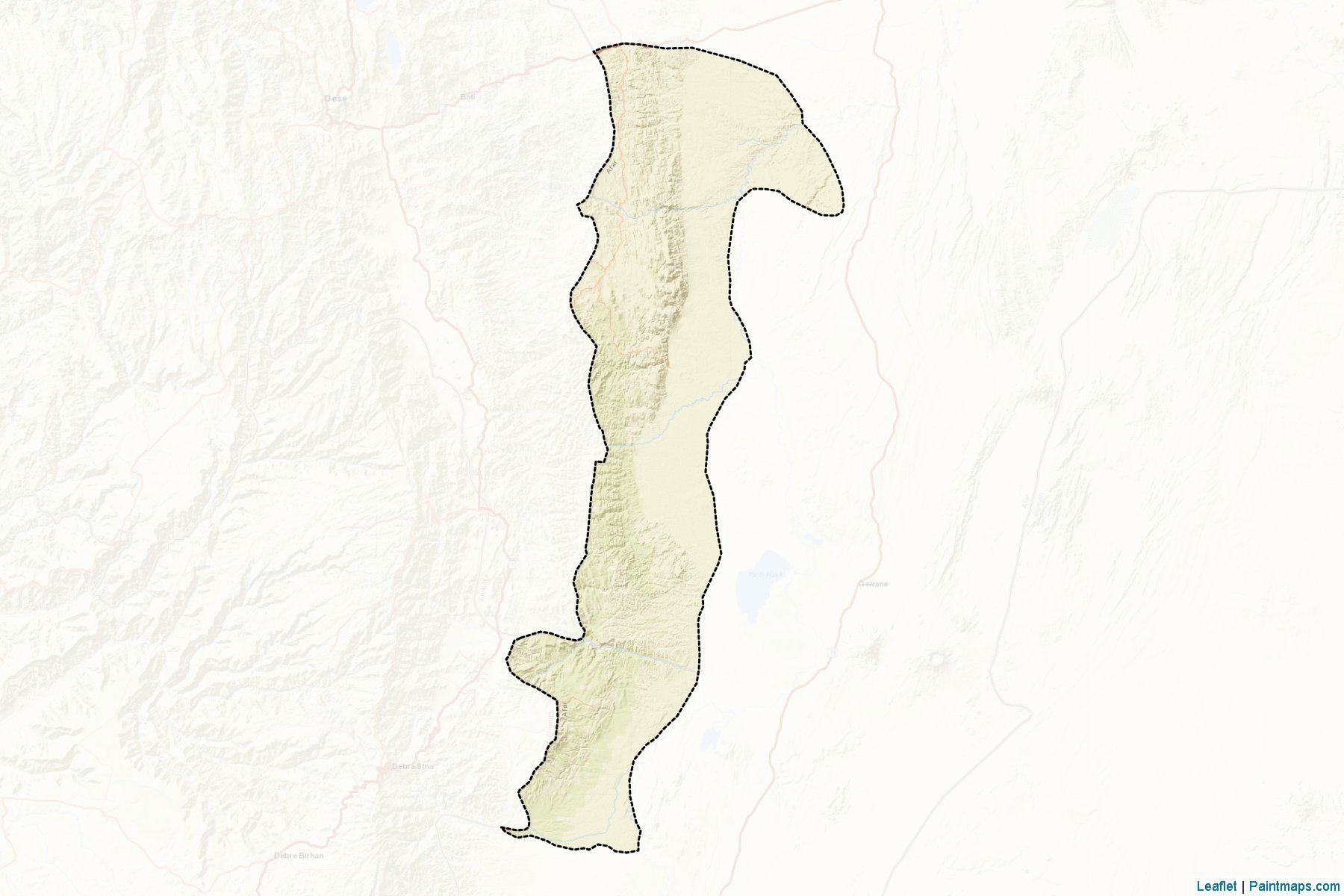 Muestras de recorte de mapas Afar Zone 5 (Afar)-2