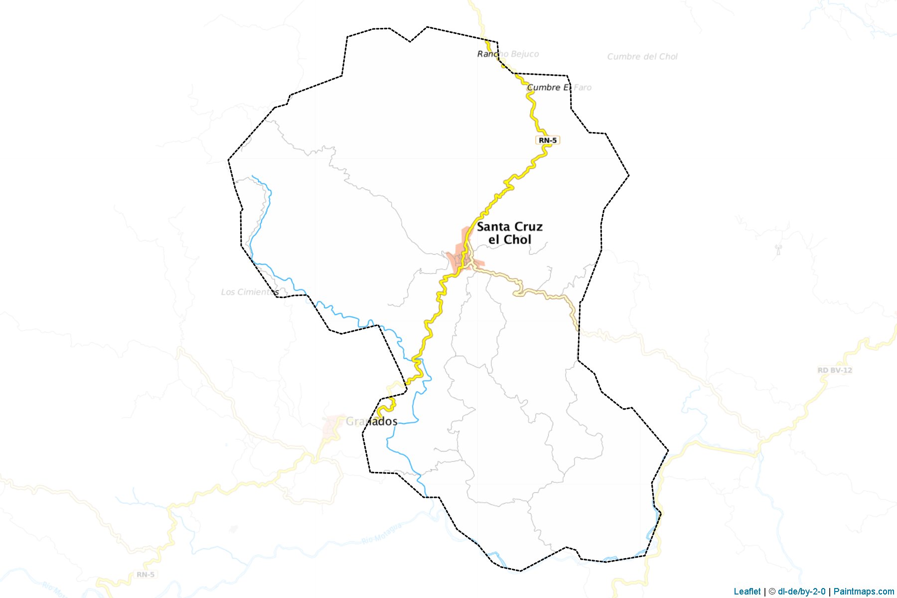 Muestras de recorte de mapas El Chol (Baja Verapaz)-1