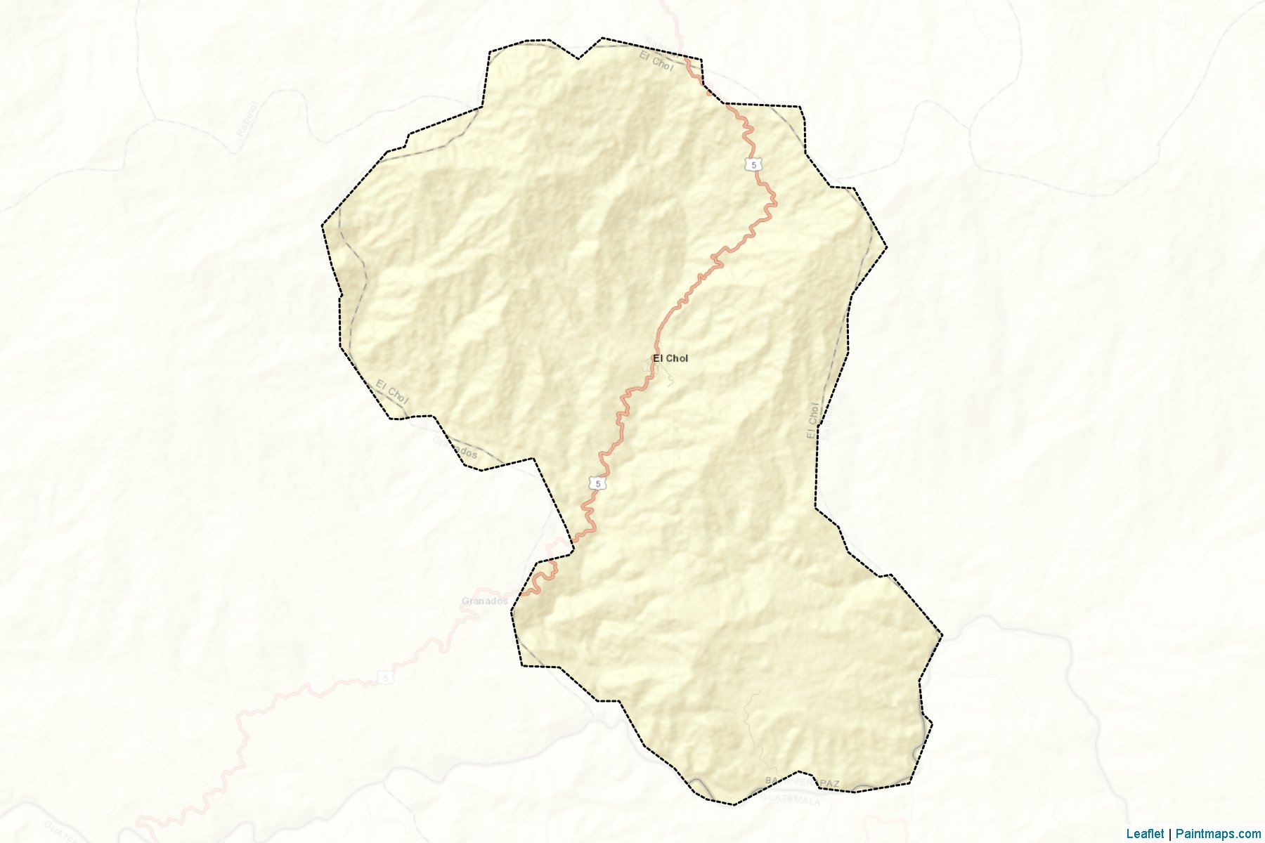 Muestras de recorte de mapas El Chol (Baja Verapaz)-2