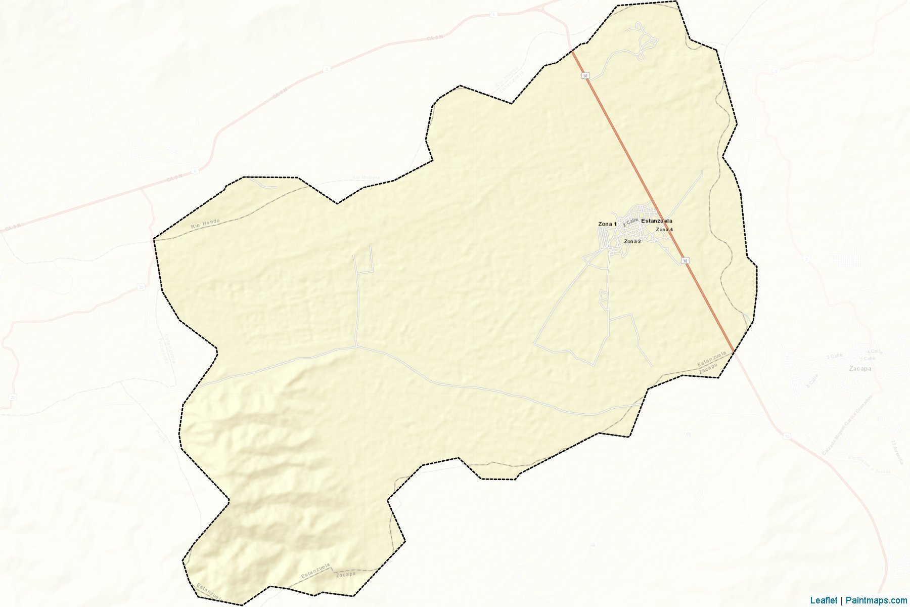 Muestras de recorte de mapas Estanzuela (Zacapa)-2