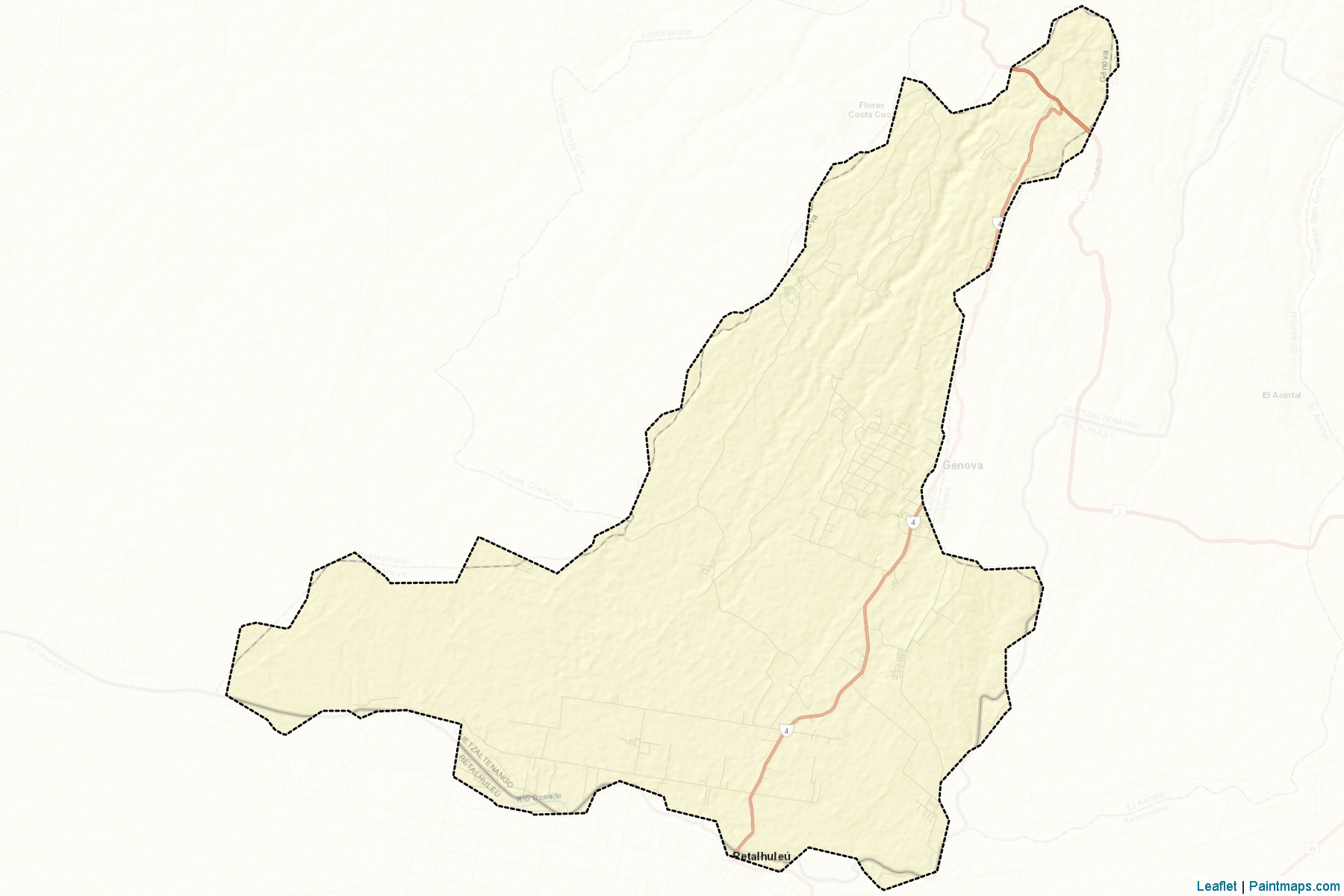 Muestras de recorte de mapas Genova (Quezaltenango)-2