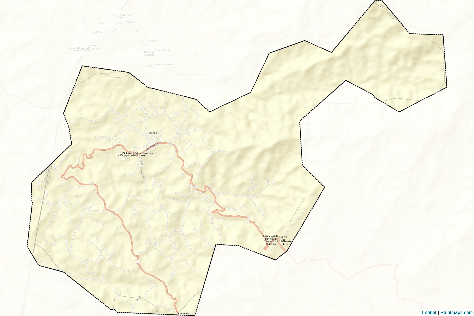 Muestras de recorte de mapas Huitan (Quezaltenango)-2