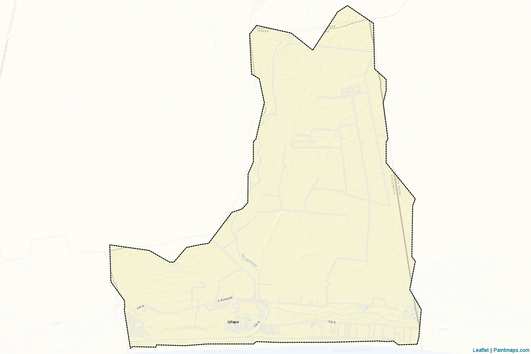 Muestras de recorte de mapas Iztapa (Escuintla)-2