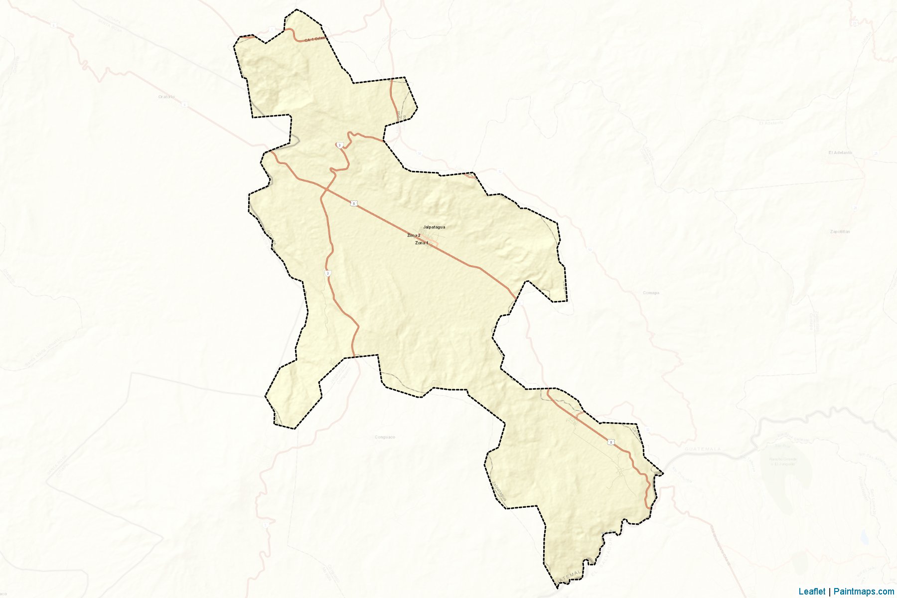 Jalpatagua (Jutiapa) Map Cropping Samples-2