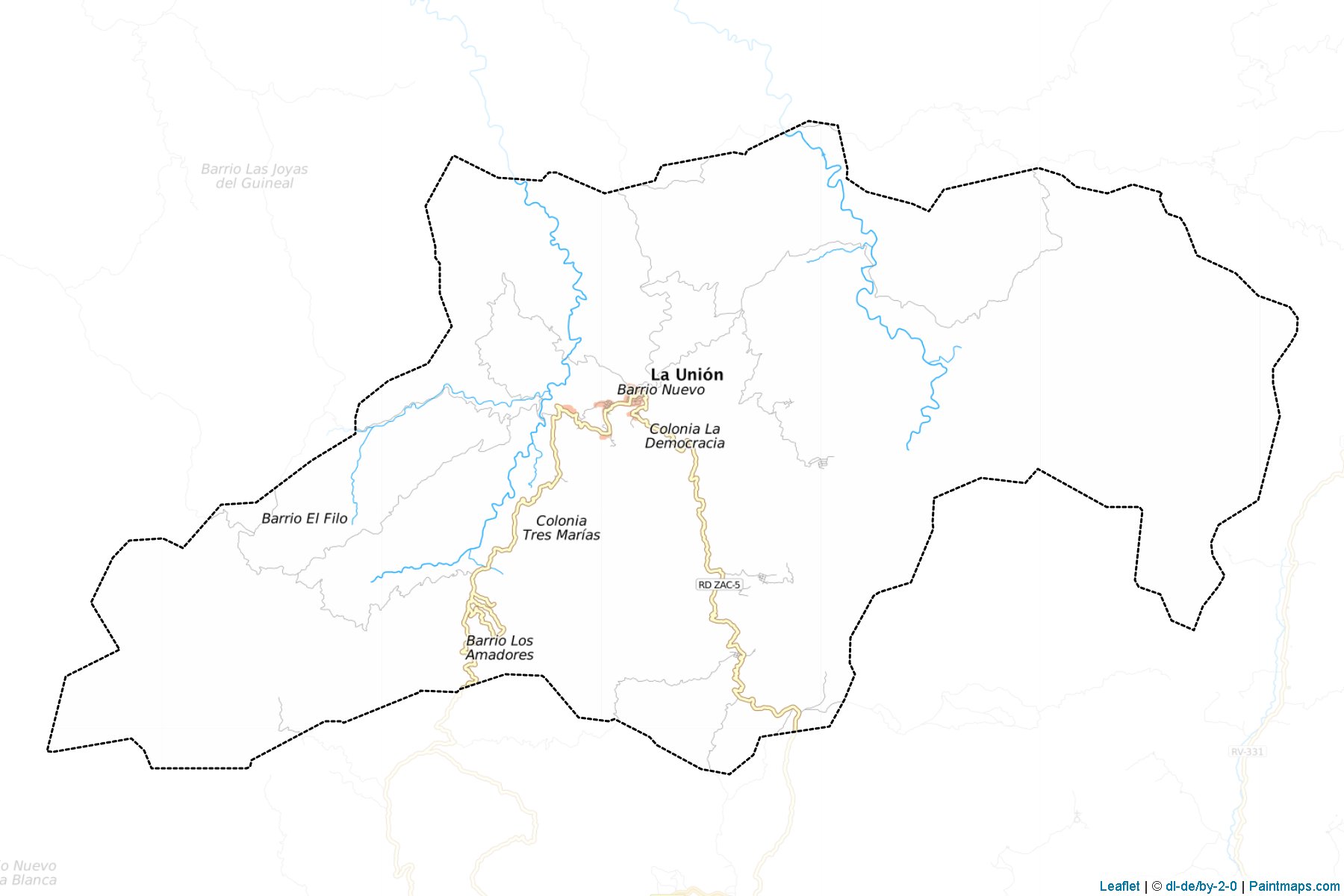 Muestras de recorte de mapas La Union (Zacapa)-1