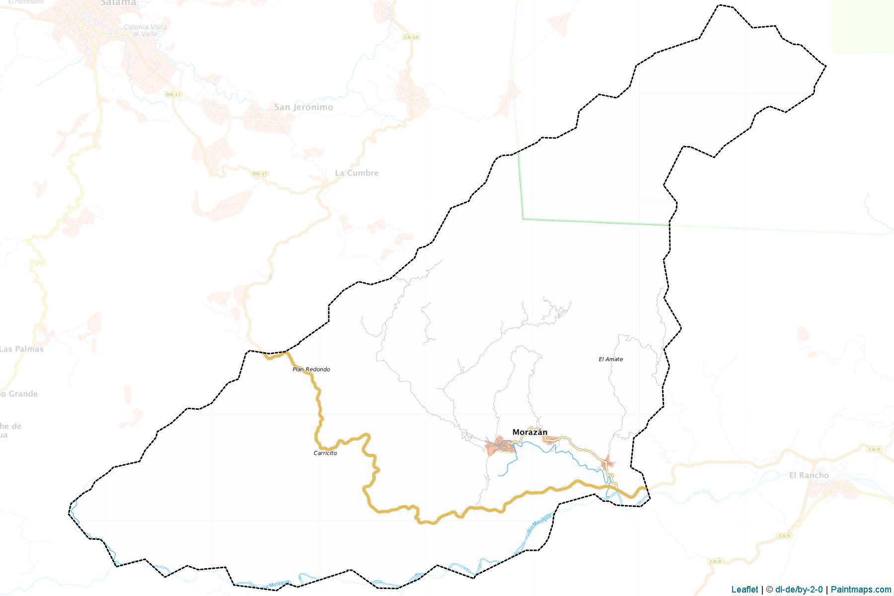 Muestras de recorte de mapas Morazan (El Progreso)-1