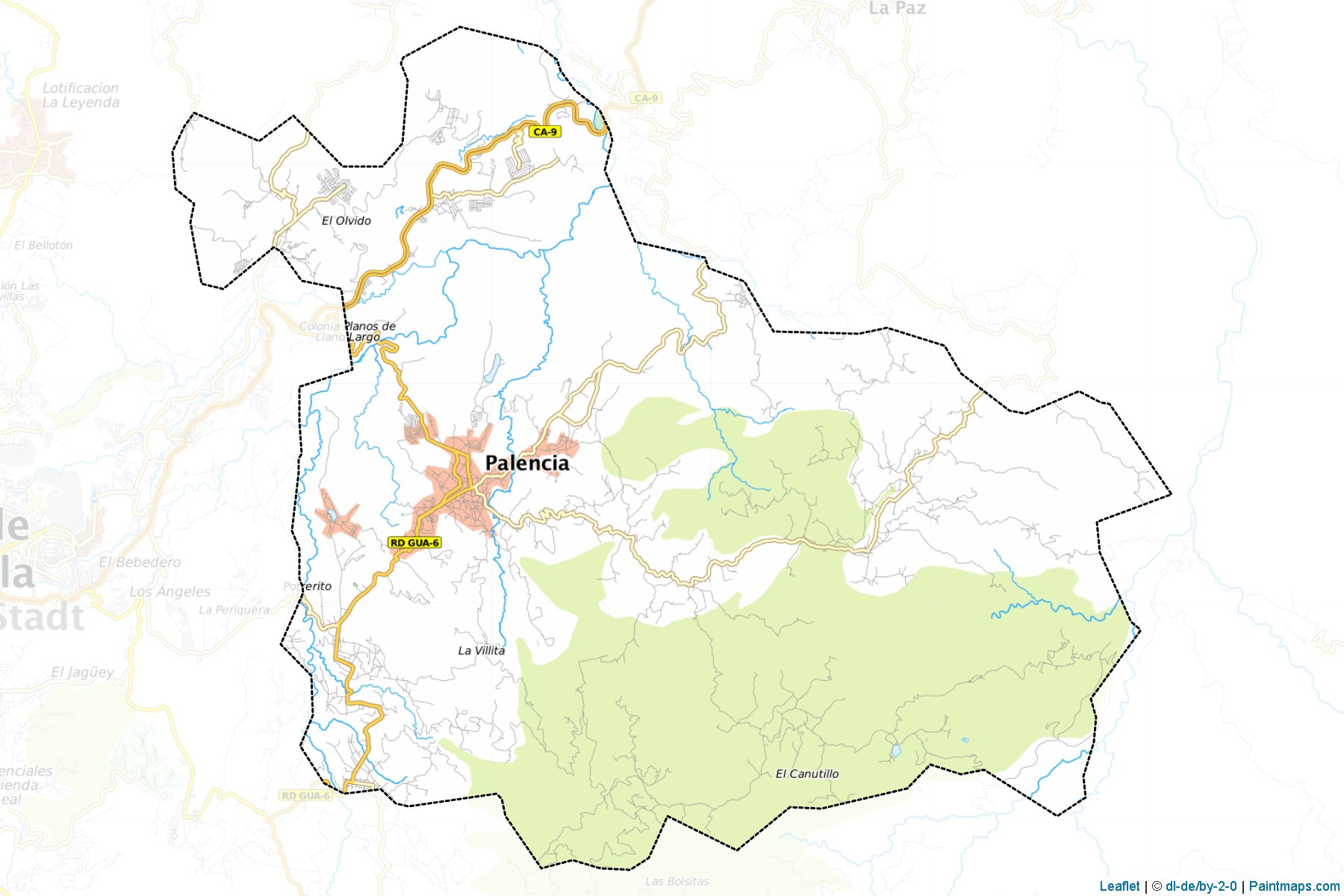 Muestras de recorte de mapas Palencia (Guatemala)-1