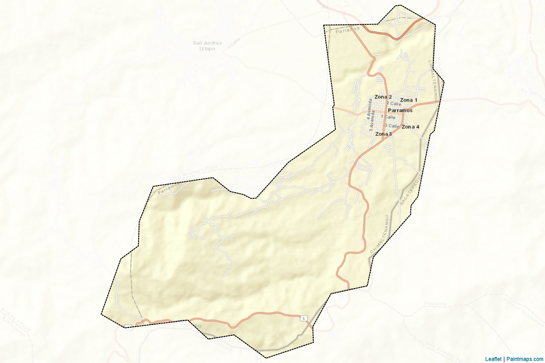 Muestras de recorte de mapas Parramos (Chimaltenango)-2