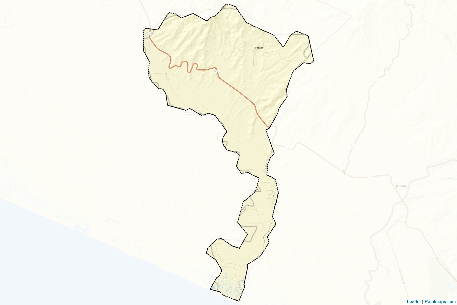 Muestras de recorte de mapas Pasaco (Jutiapa)-2