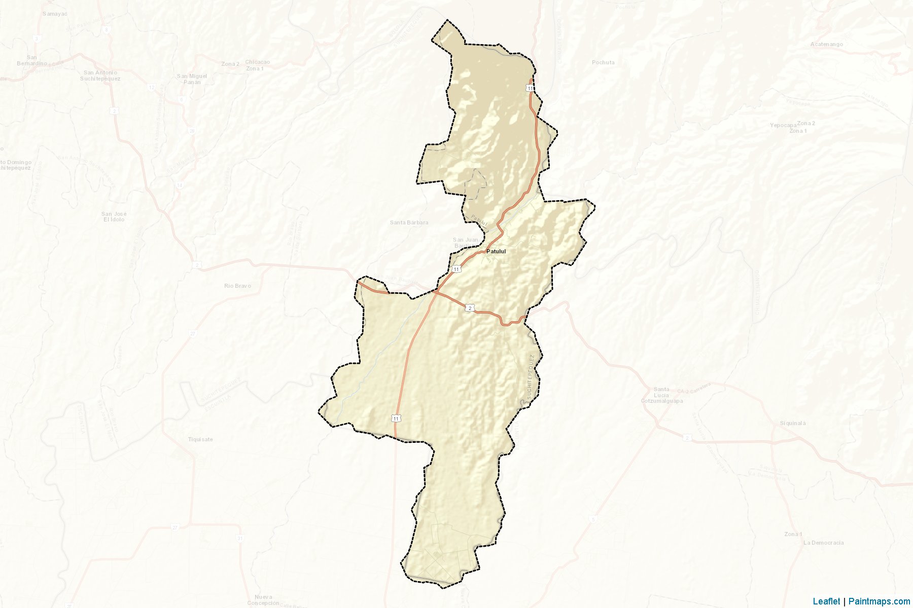 Patulul (Suchitepeque) Map Cropping Samples-2