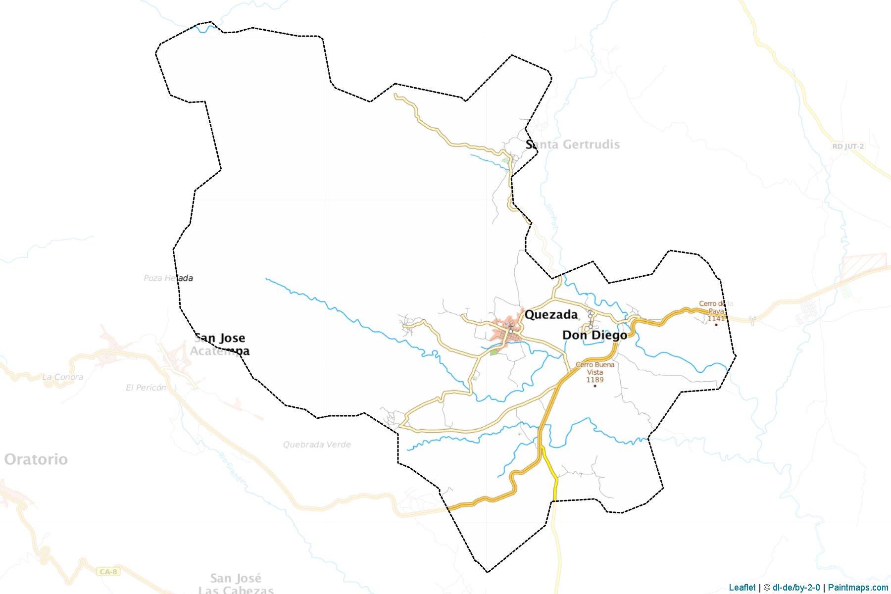 Muestras de recorte de mapas Quesada (Jutiapa)-1