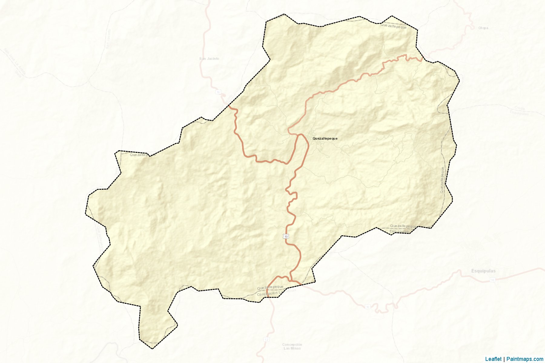 Quetzaltepeque (Chiquimula Departmanı) Haritası Örnekleri-2