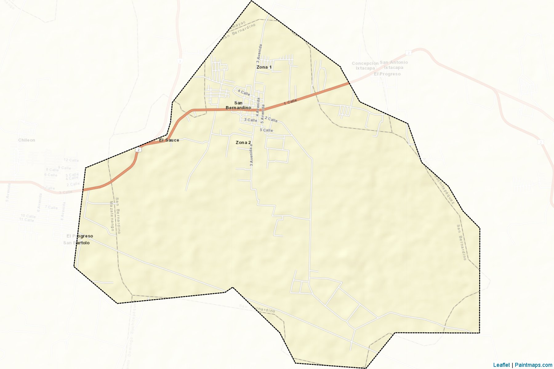 Muestras de recorte de mapas San Bernandino (Suchitepéquez)-2