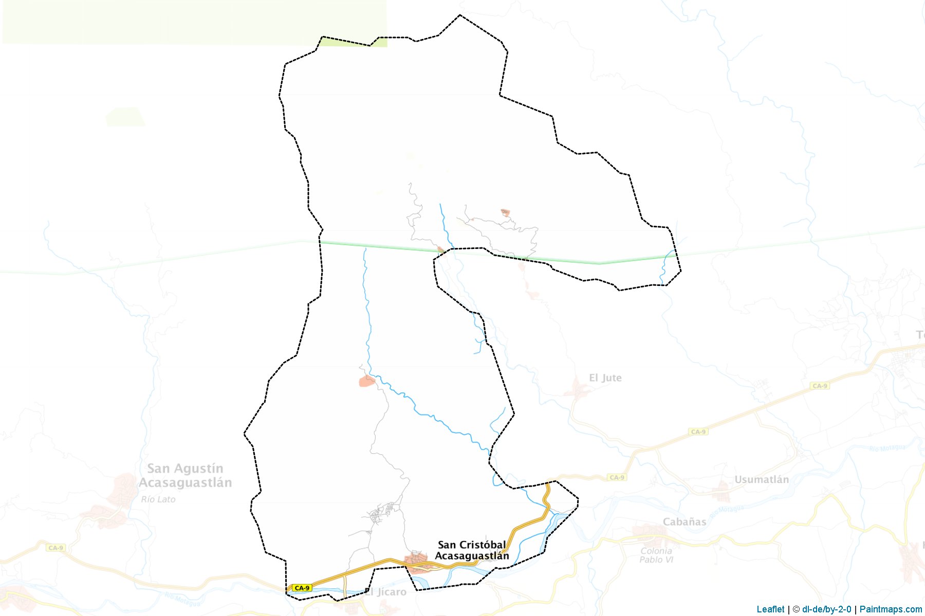 Muestras de recorte de mapas San Cristobal Acasaguastlan (El Progreso)-1