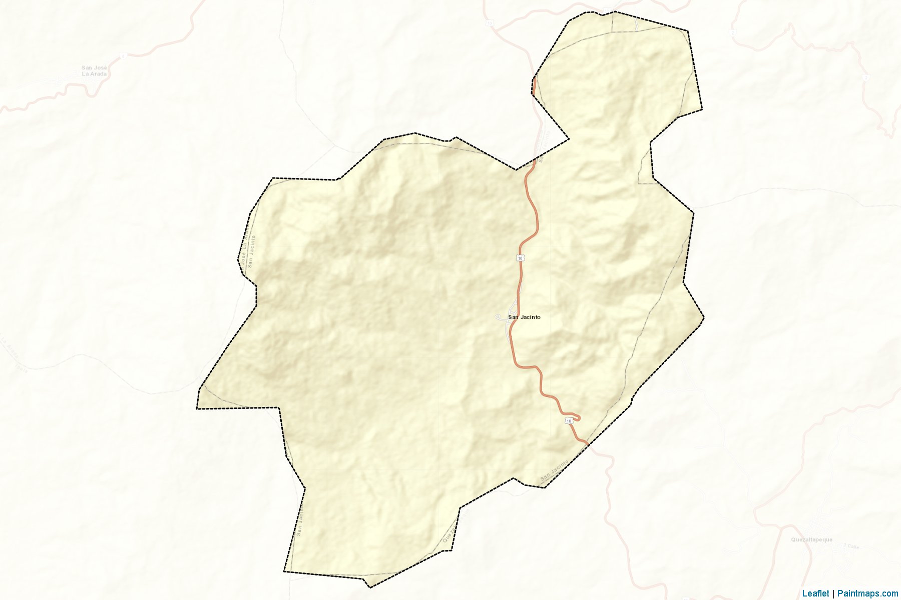 San Jacinto (Chiquimula) Map Cropping Samples-2