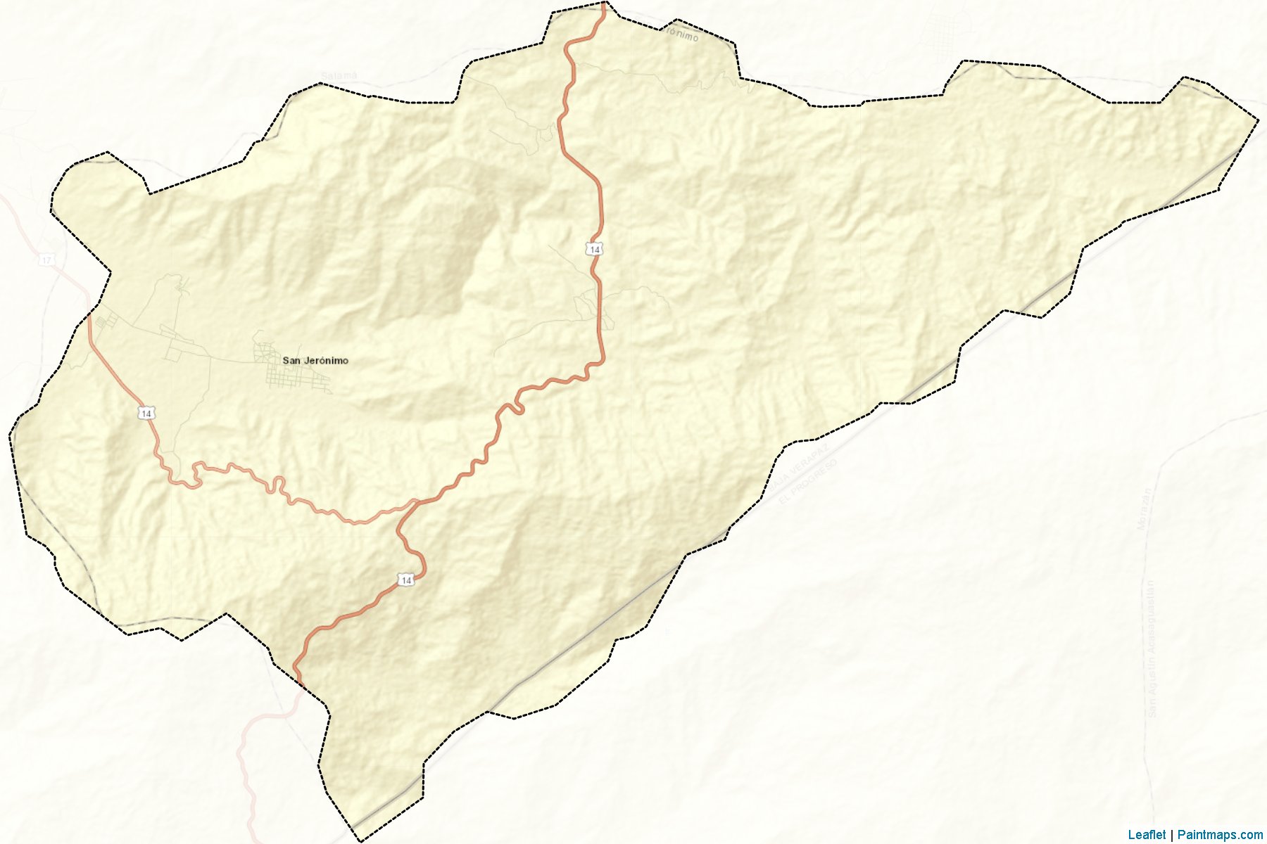 Muestras de recorte de mapas San Jeronimo (Baja Verapaz)-2