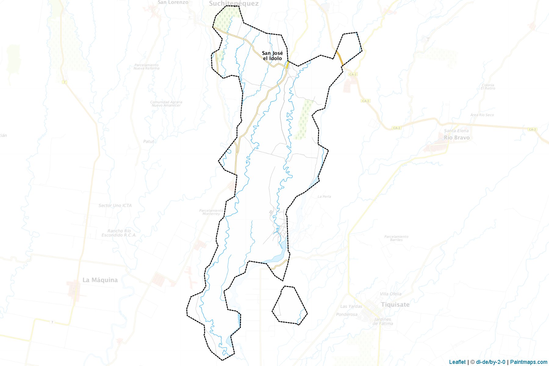 Muestras de recorte de mapas San Jose El Idolo (Suchitepéquez)-1