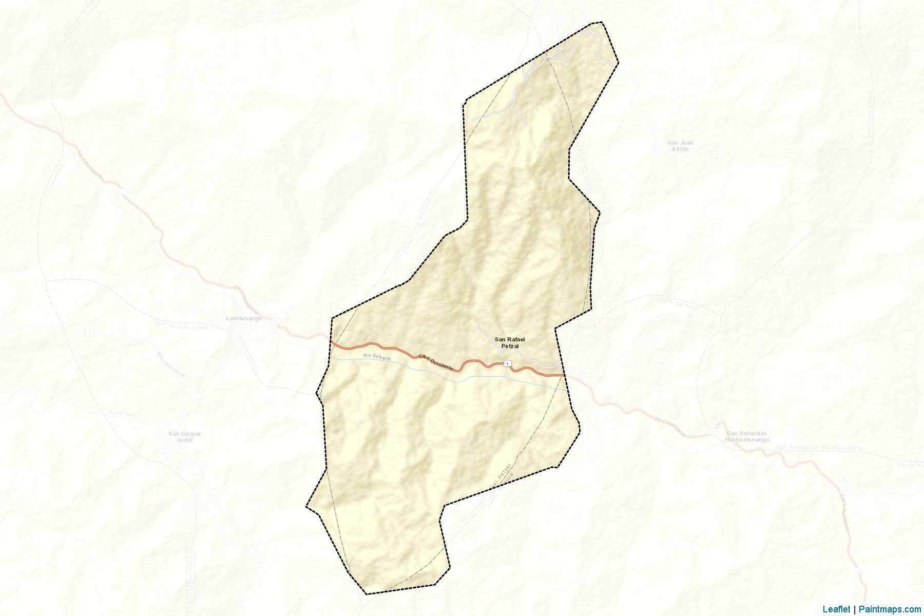 Muestras de recorte de mapas San Rafael Petzal (Huehuetenango)-2