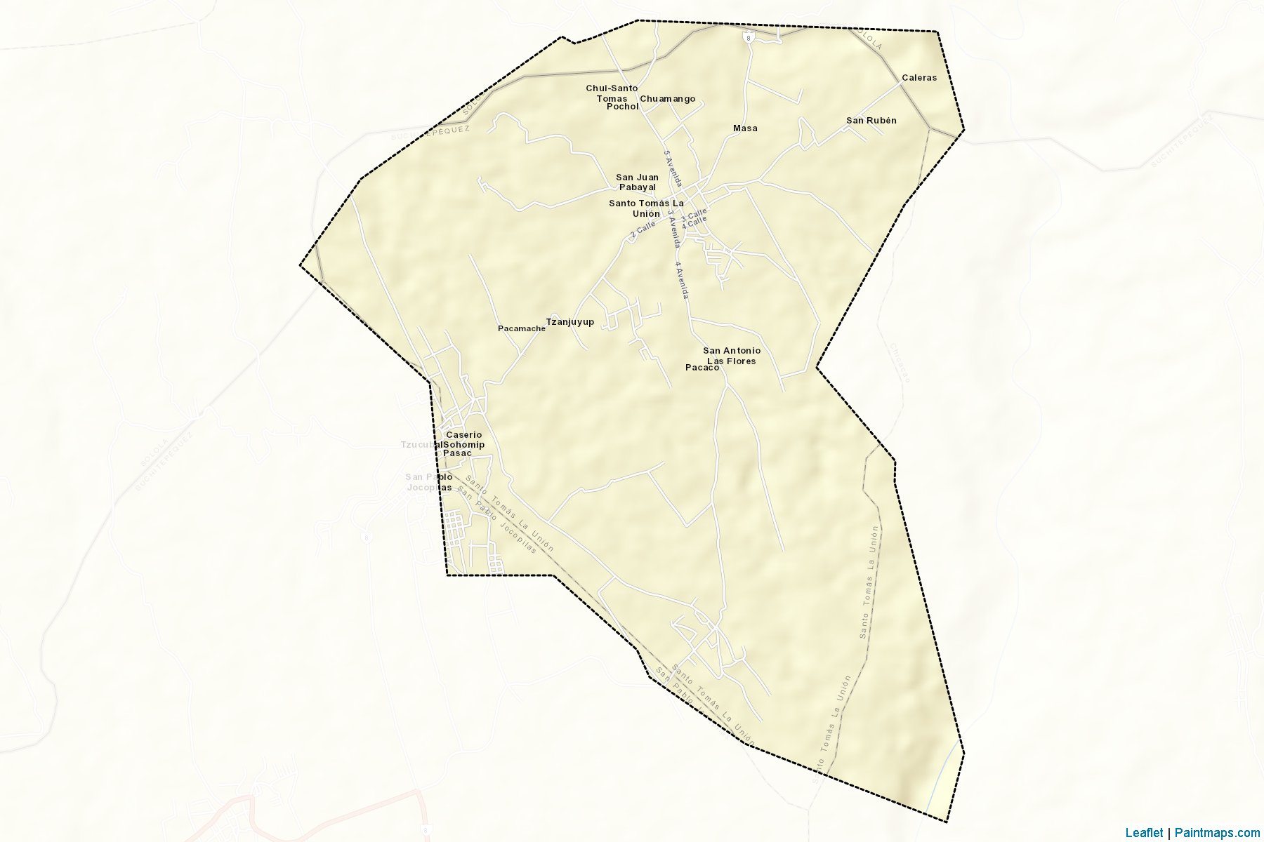 Muestras de recorte de mapas Santo Tomas La Union (Suchitepéquez)-2