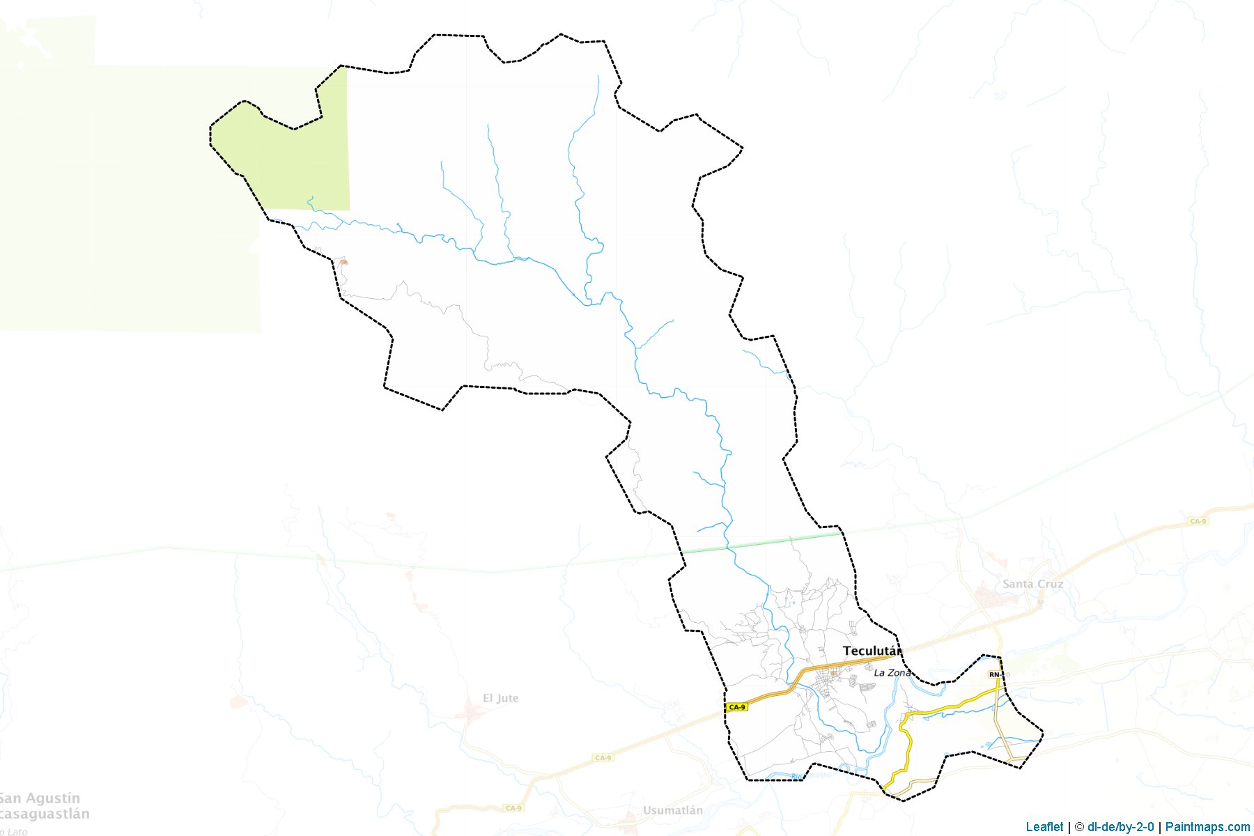 Muestras de recorte de mapas Teculutan (Zacapa)-1