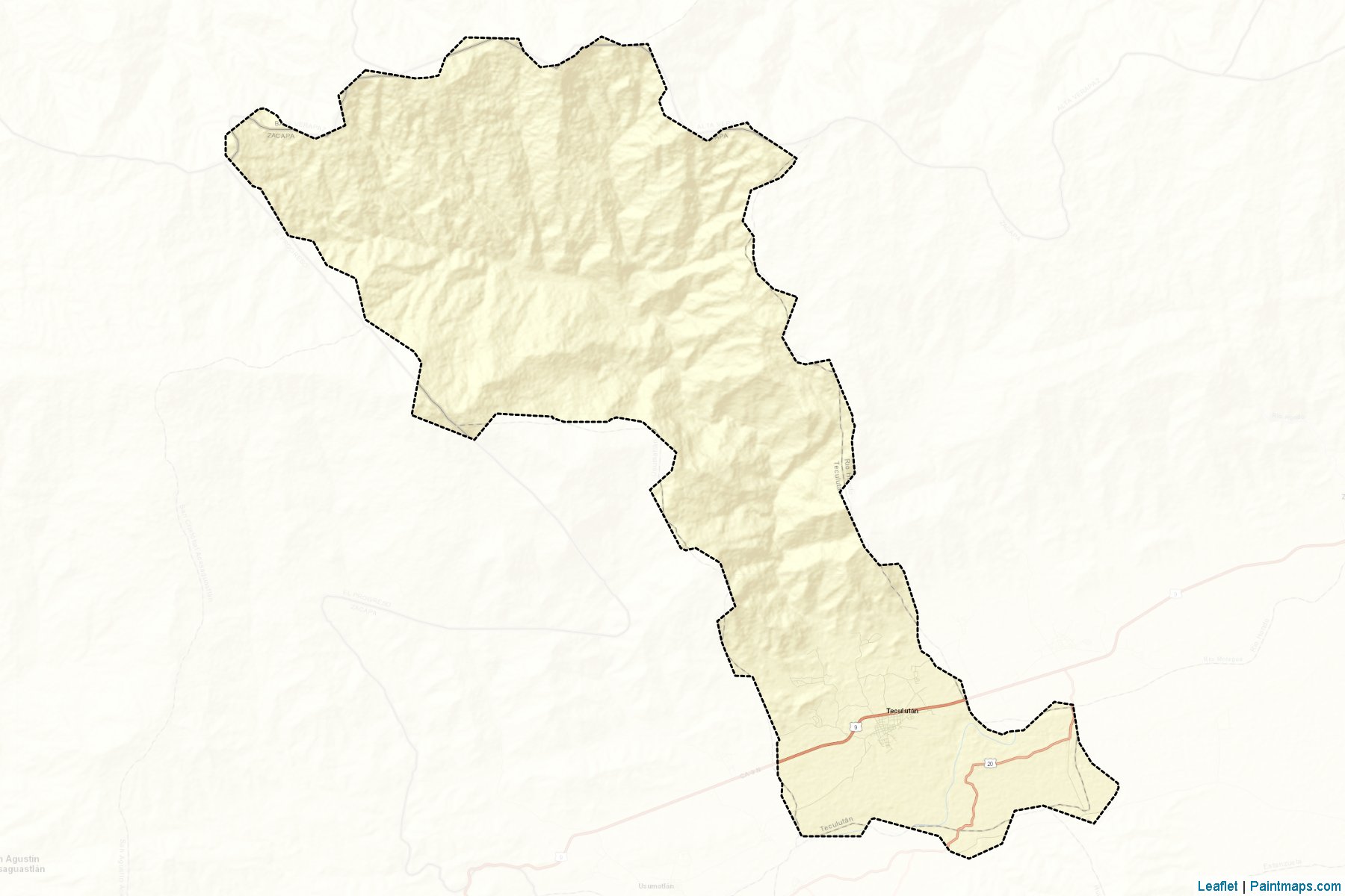 Muestras de recorte de mapas Teculutan (Zacapa)-2