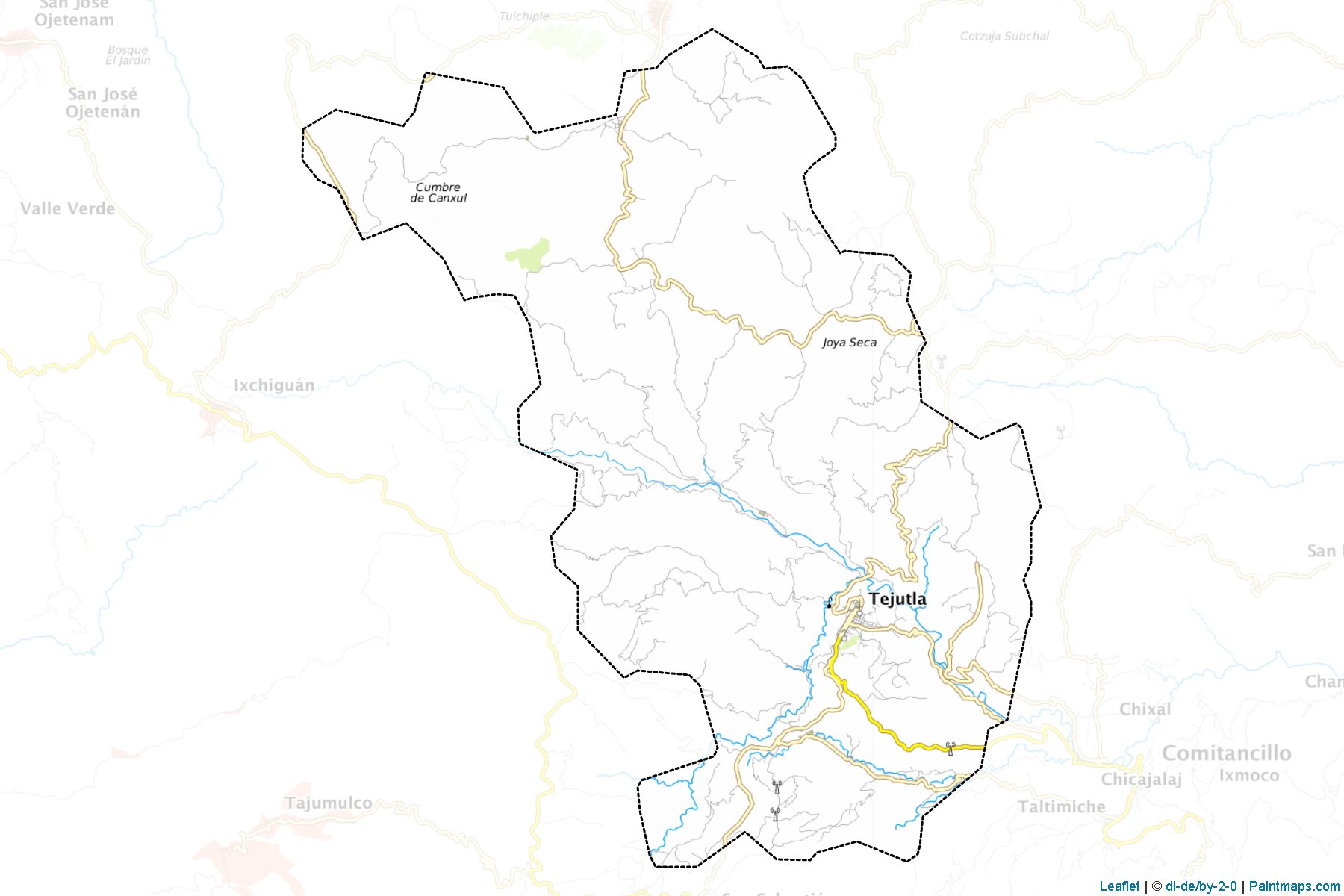 Muestras de recorte de mapas Tejutla (San Marcos)-1