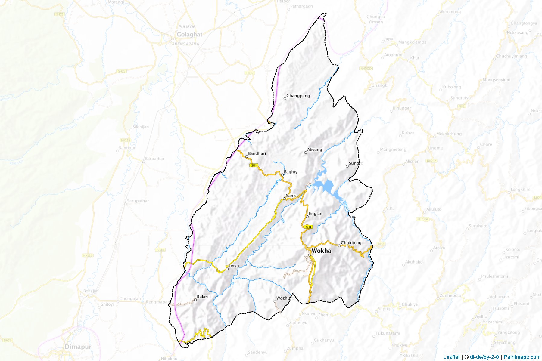 Wokha (Nagaland) Map Cropping Samples-1