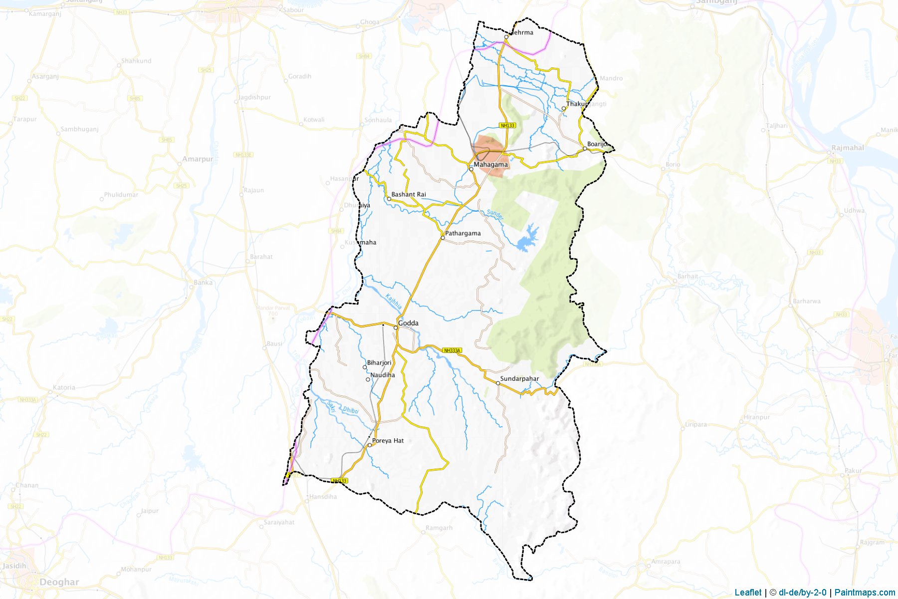 Godda (Jharkhand) Map Cropping Samples-1