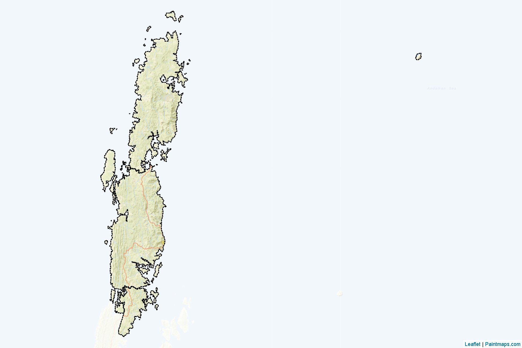 North and Middle Andaman (Andaman and Nicobar Islands) Map Cropping Samples-2