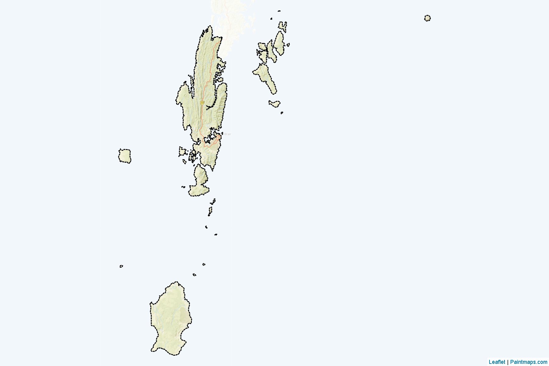 South Andaman (Andaman and Nicobar Islands) Map Cropping Samples-2