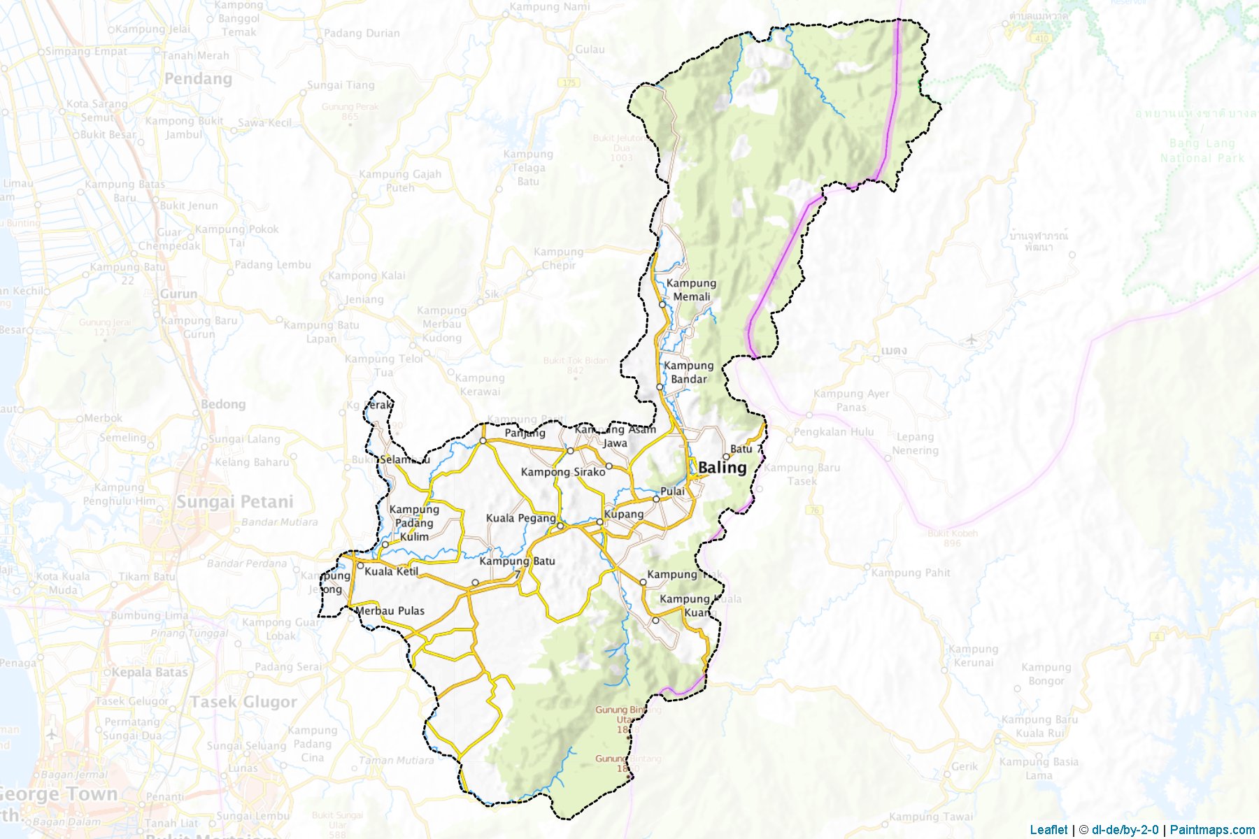 Baling (Kedah) Map Cropping Samples-1