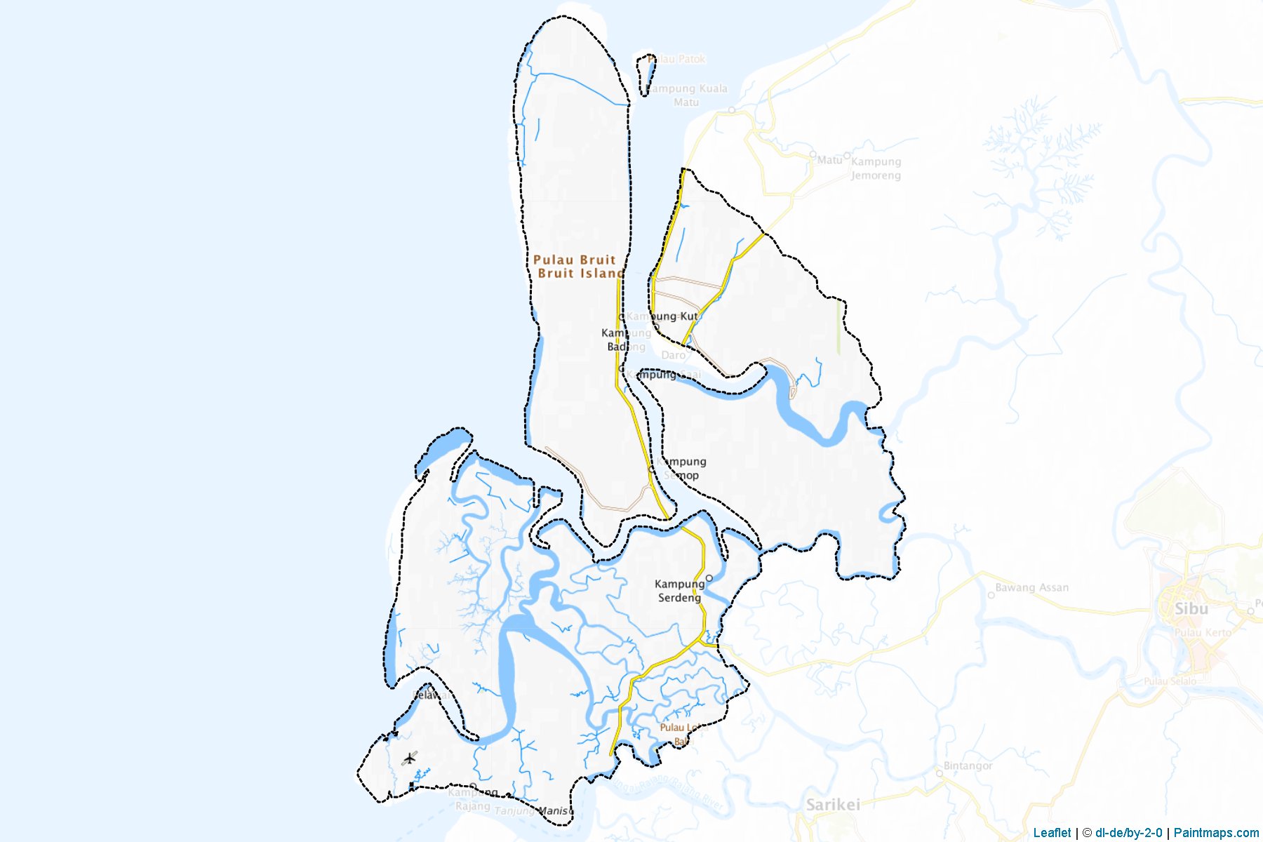 Daro (Sarawak) Map Cropping Samples-1