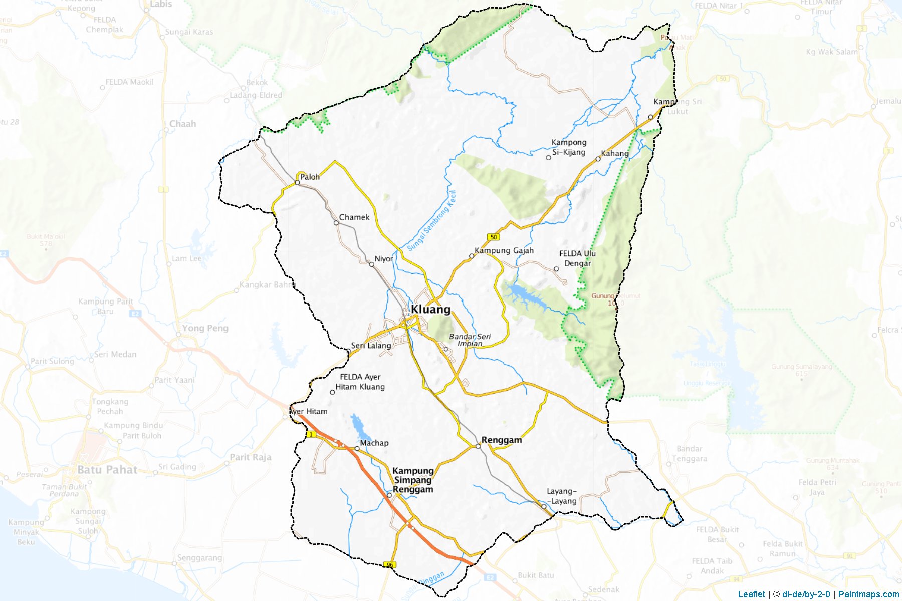 Kluang (Johor) Map Cropping Samples-1