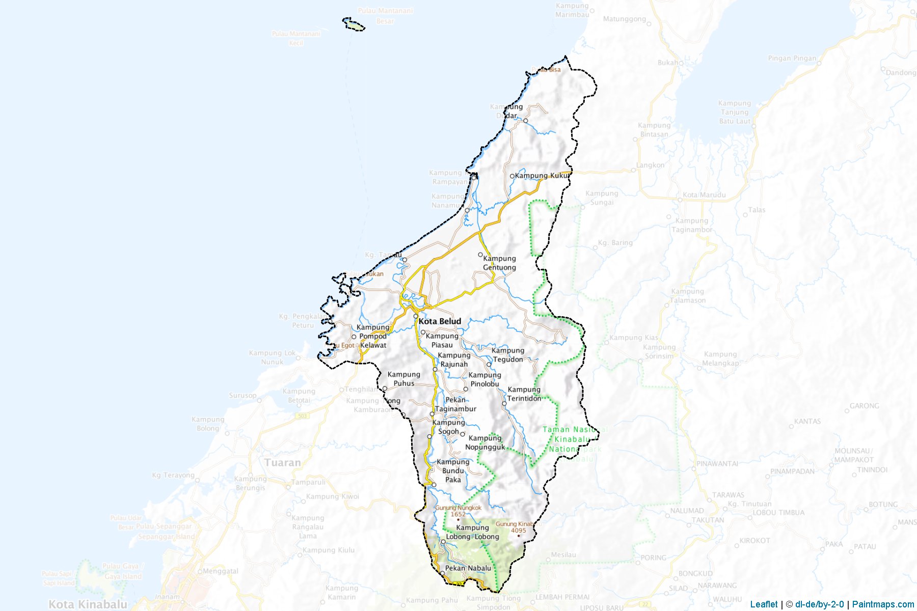 Kota Belud (Sabah) Haritası Örnekleri-1