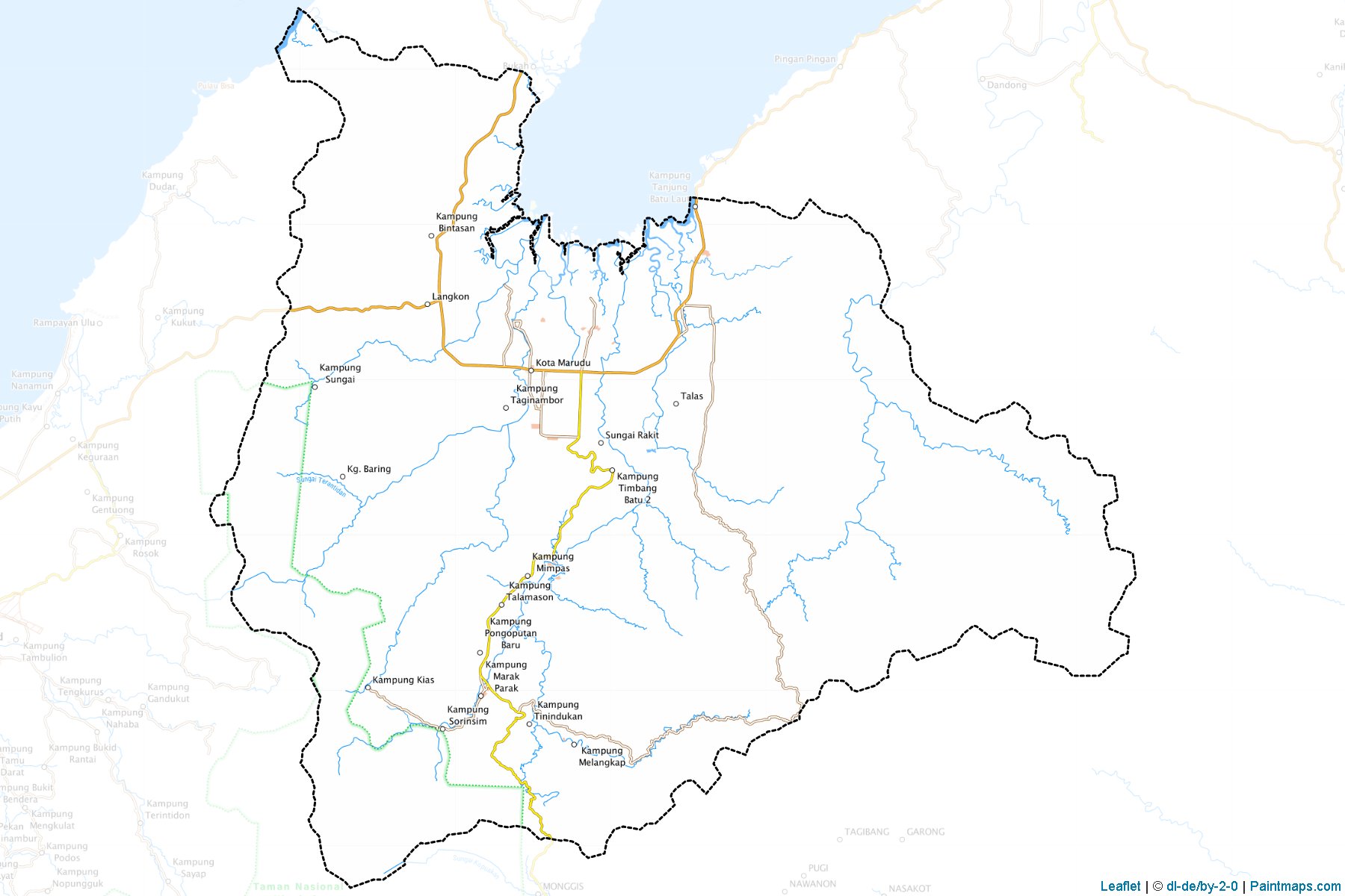 Kota Marudu (Sabah) Map Cropping Samples-1